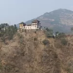 Trashigang Dzong on its spur high above the Gamri Chhu