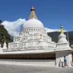 The white stupa of Chorten Kora at Trashiyangtse